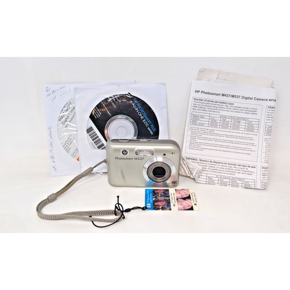 HP Photosmart M537 1GB Precision 3X Optical Zoom 6.0 Megapixels Works Great!!! - Picture 1 of 5